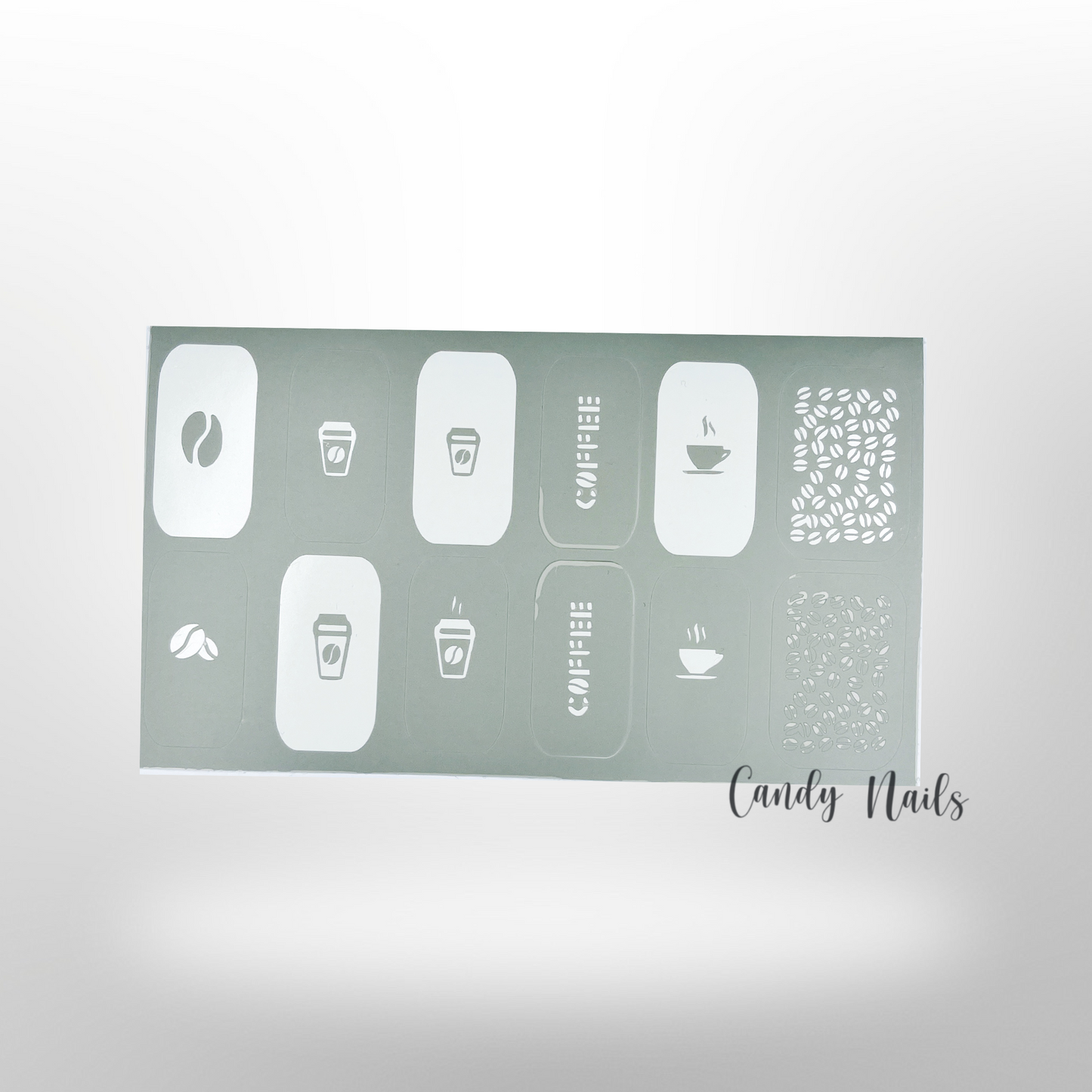 COFFEE AIRBRUSH STENCIL