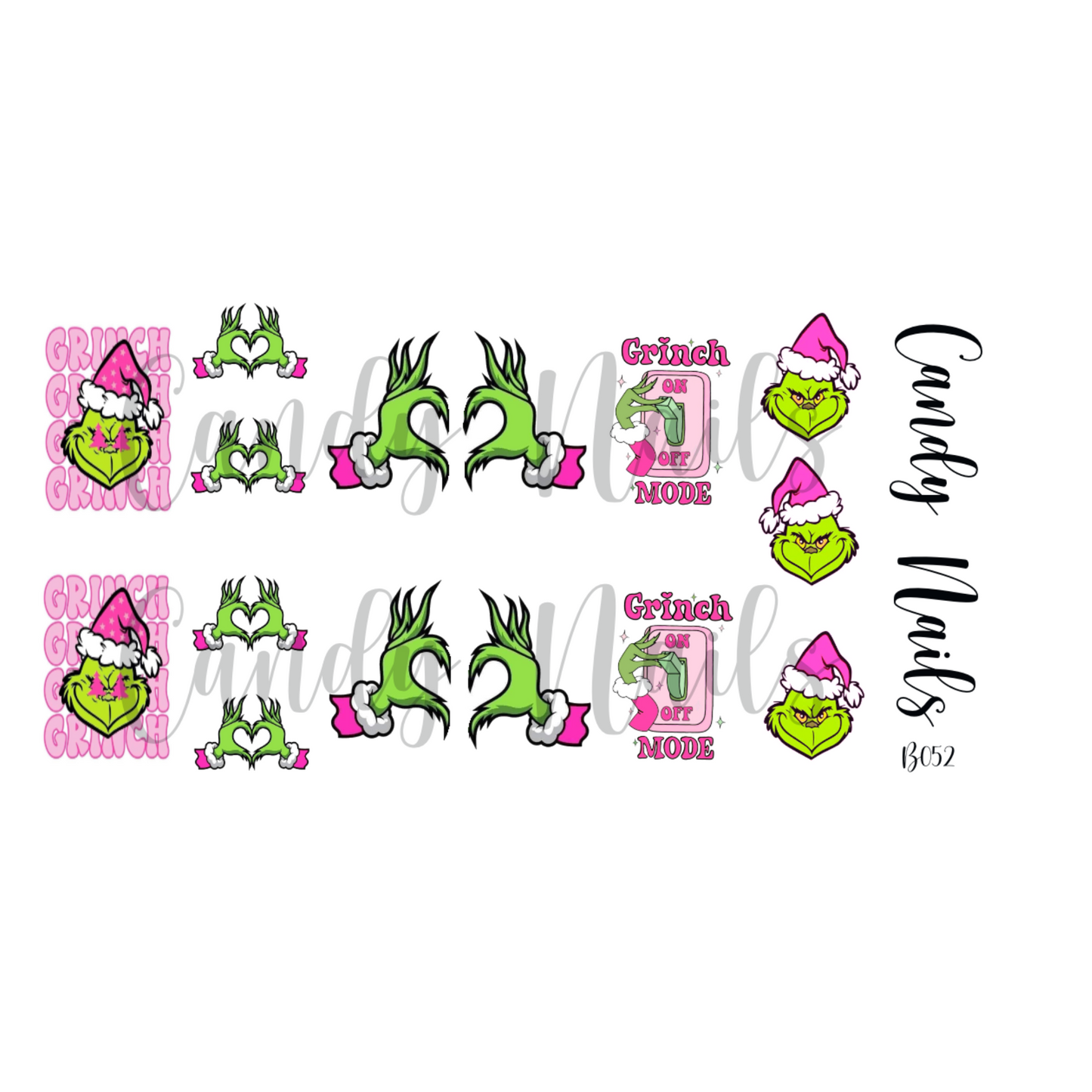PINK GRINCHY LOVE (B052)
