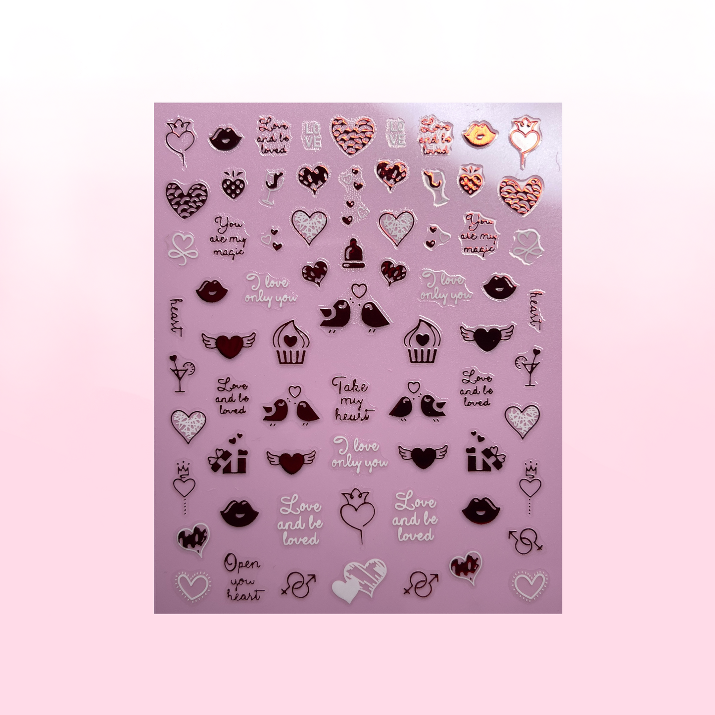TAKE MY HEART stickers