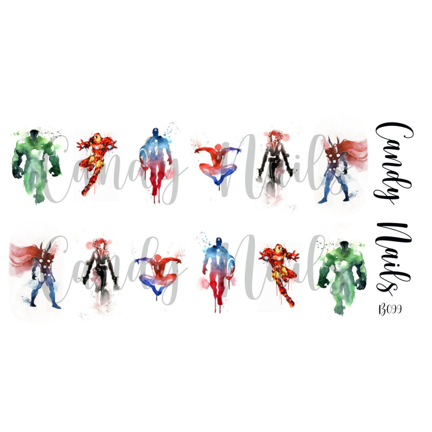WATERCOLOR HEROES (b099)
