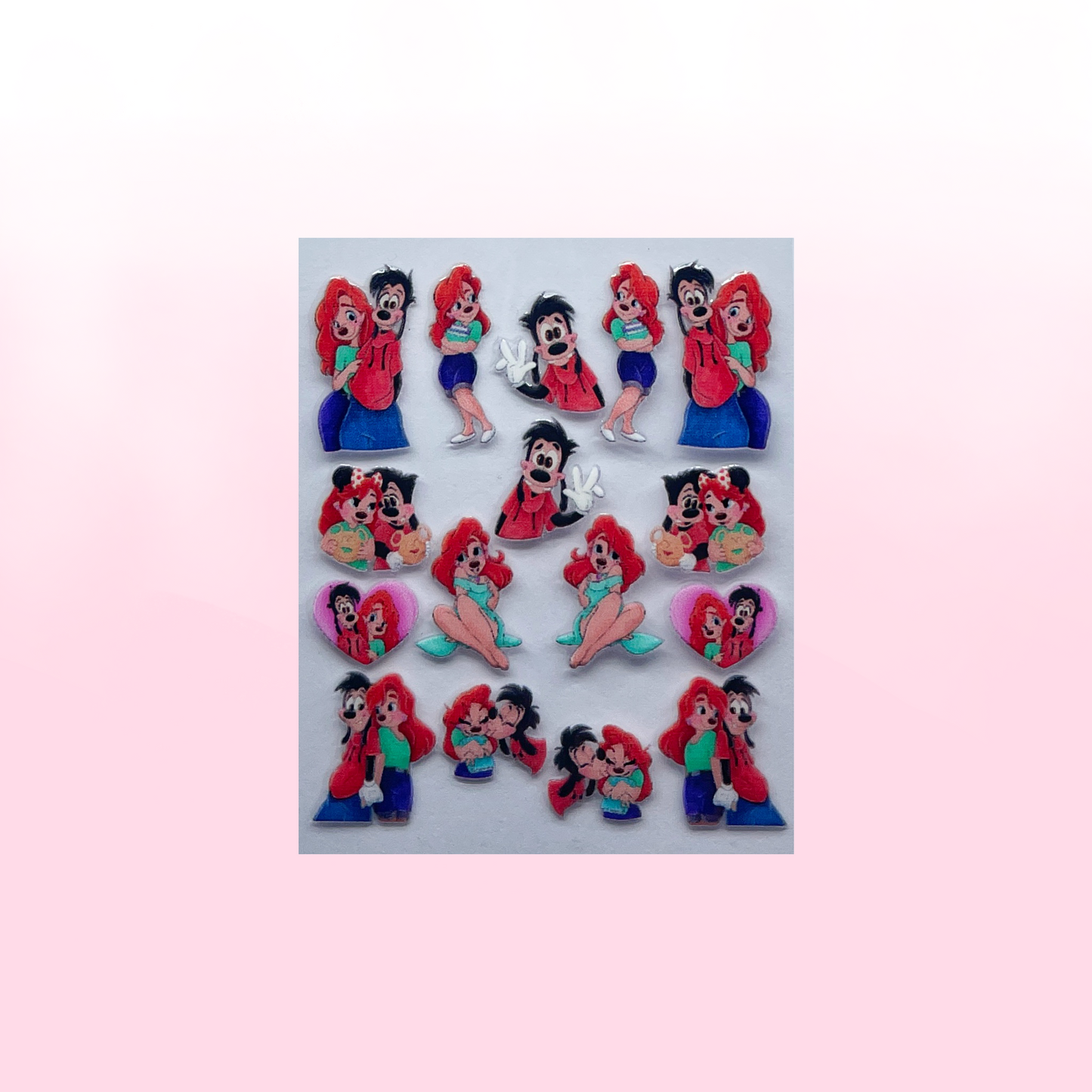 CUTE COUPLE transfer stickers (C3)