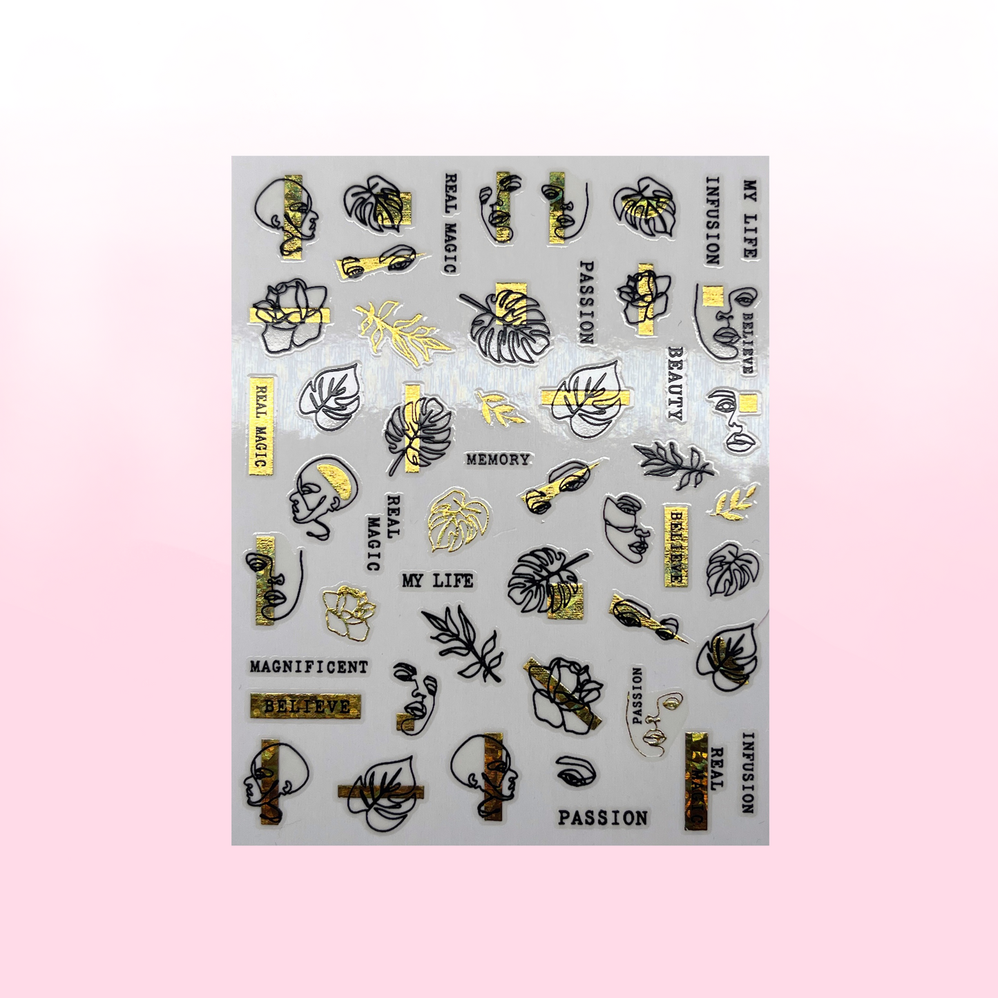 GOLD PASSION stickers