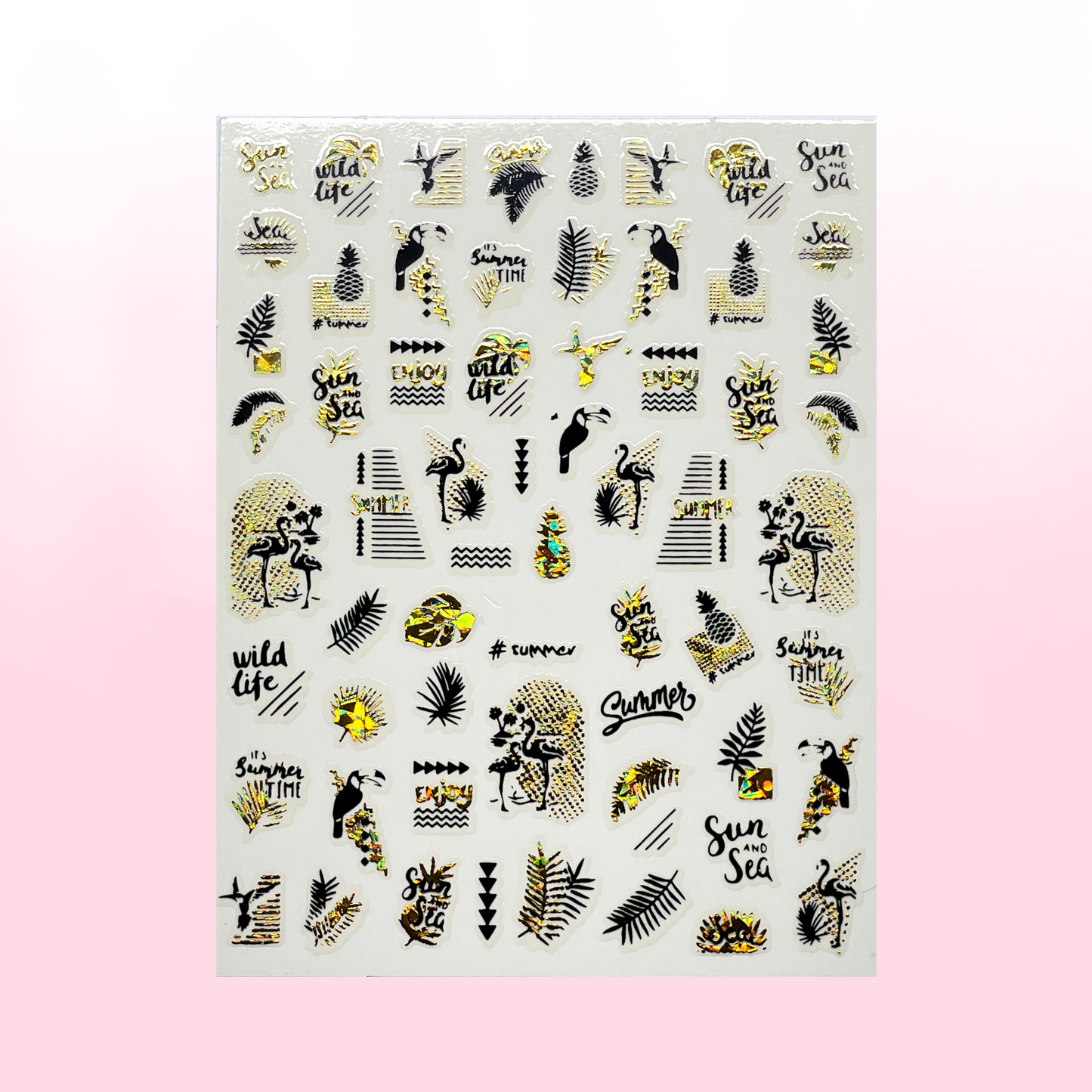 GOLD SUMMER stickers