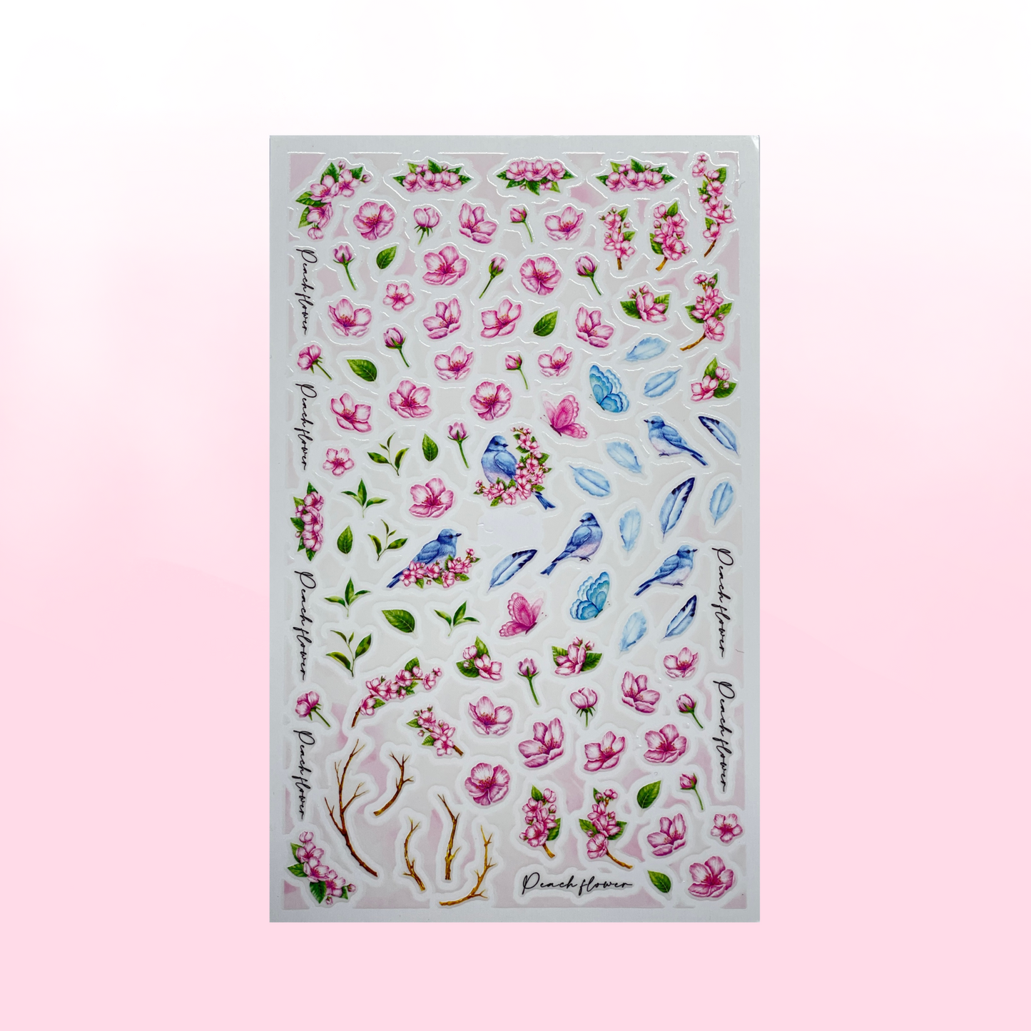 BIRDS & FLOWERS stickers