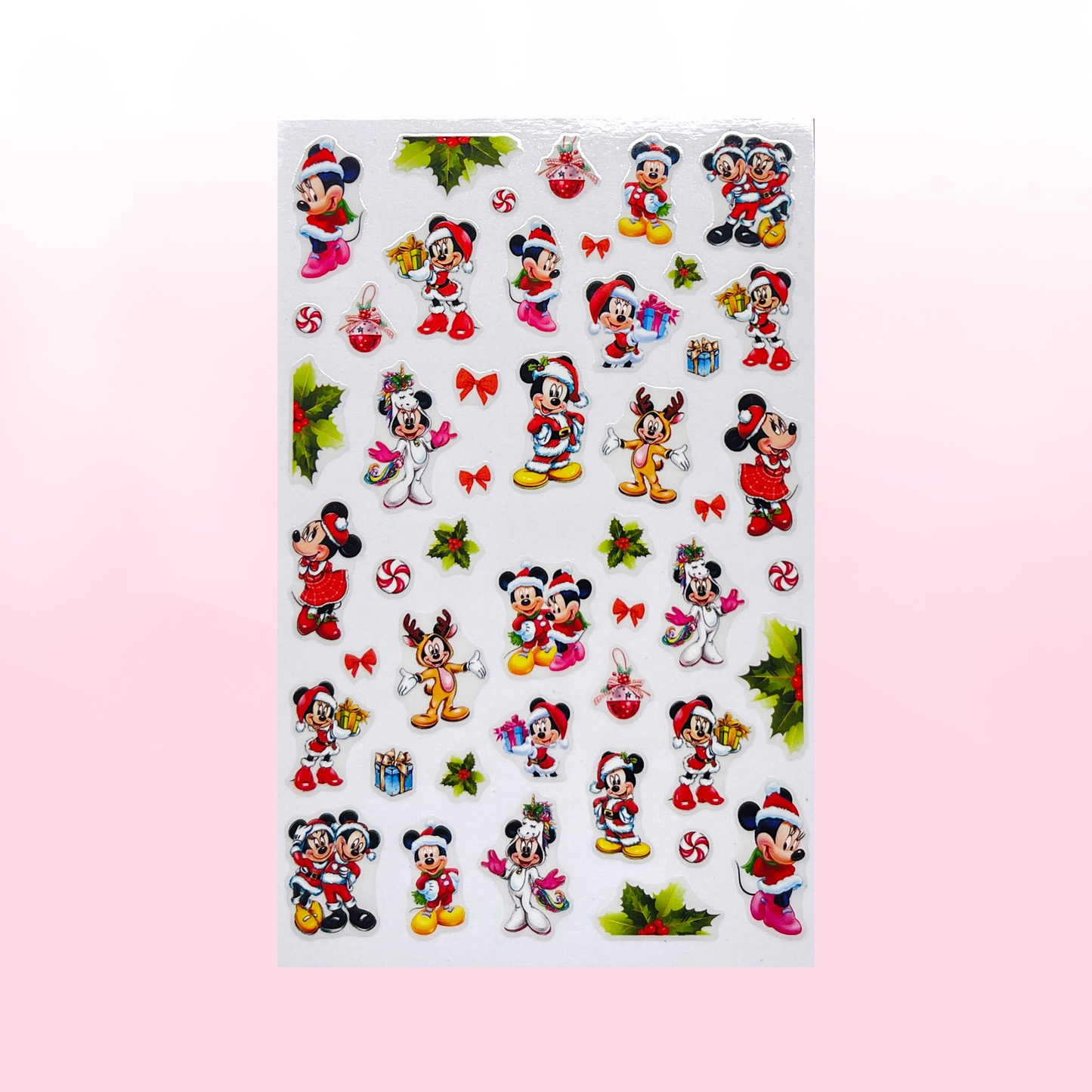 SWEET PINK XMAS stickers