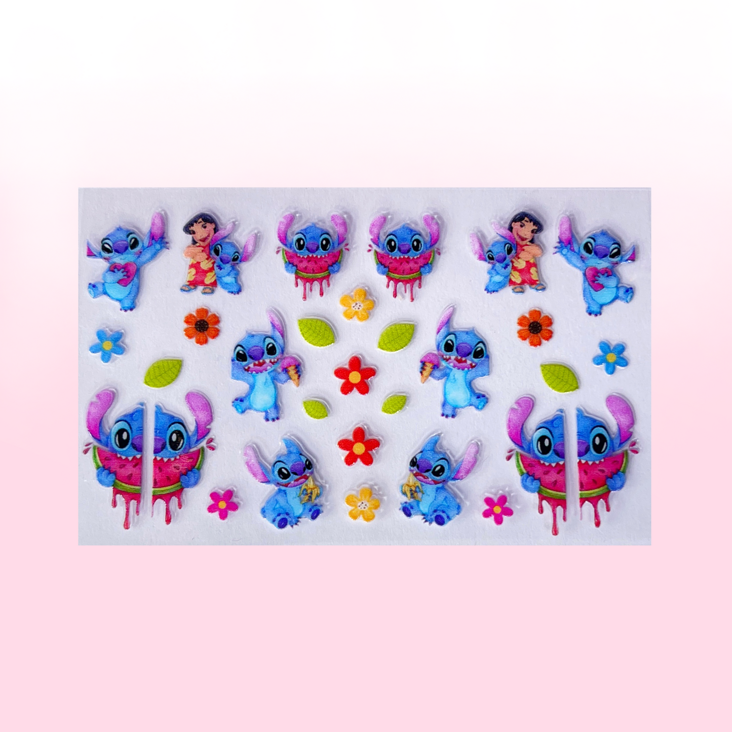 WATERMELON STITCHY transfer stickers