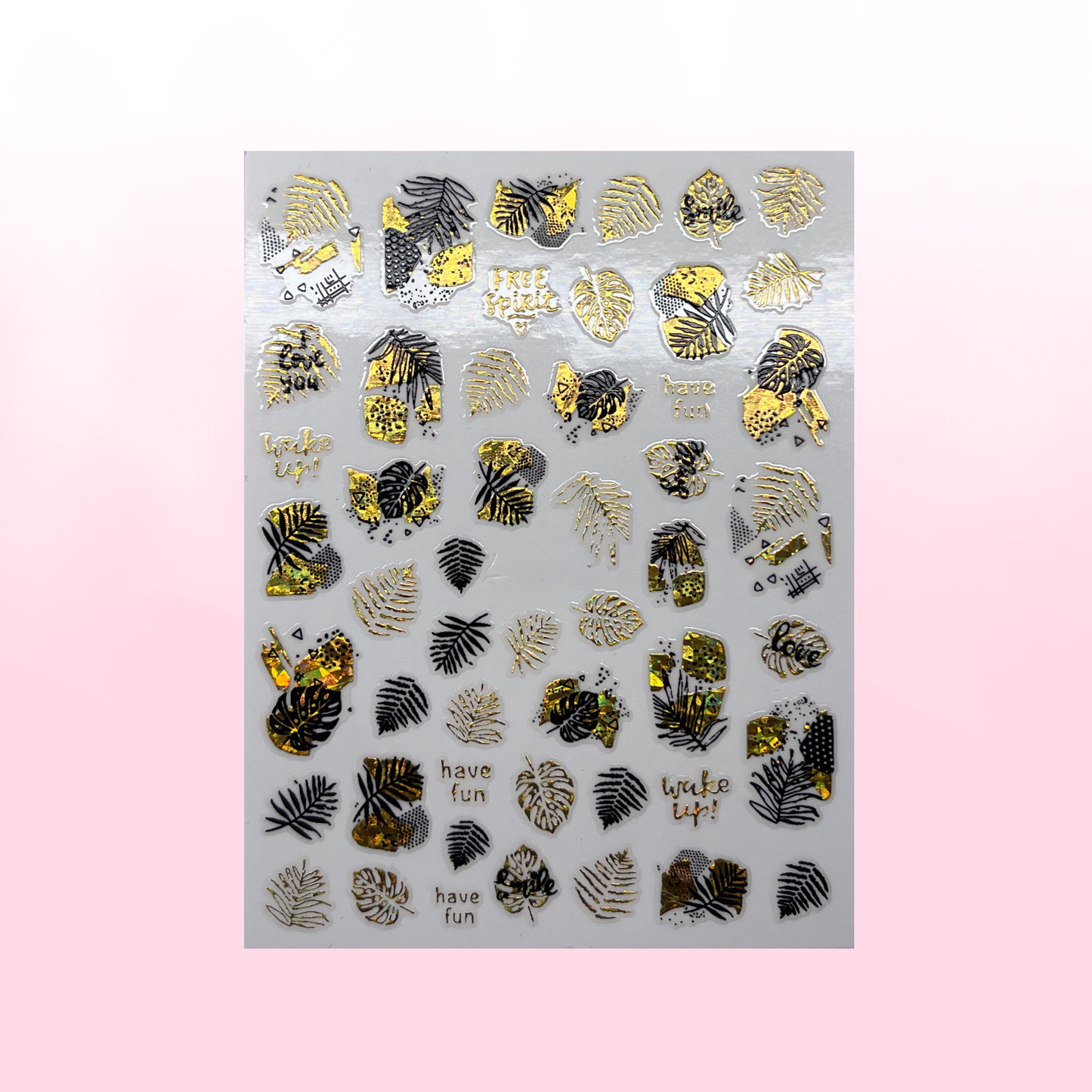 GOLDEN LEAF 002 stickers