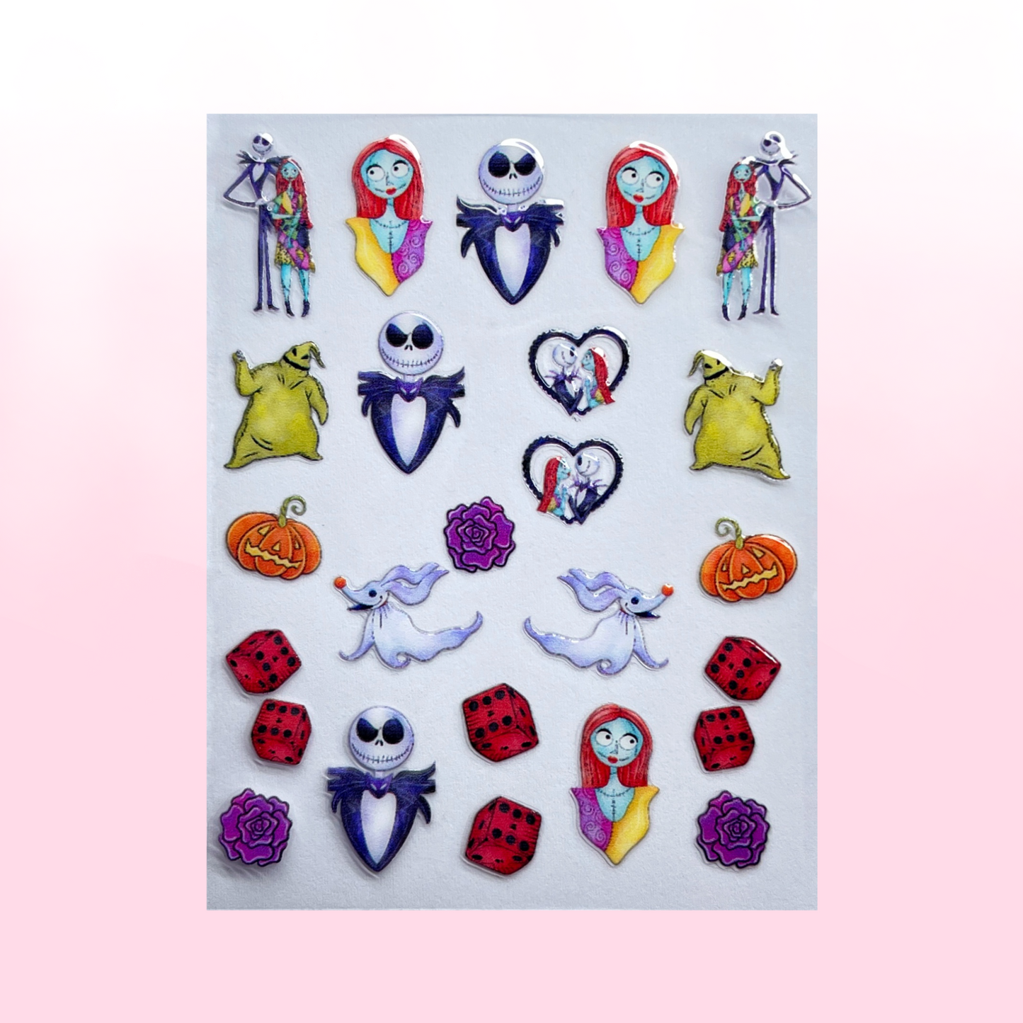SALLY AND JACK transfer stickers