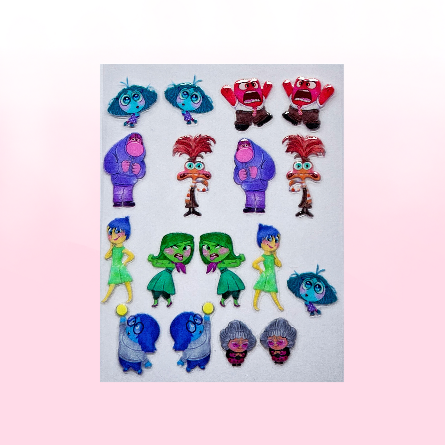 INSIDE FEELINGS transfer stickers (B9)