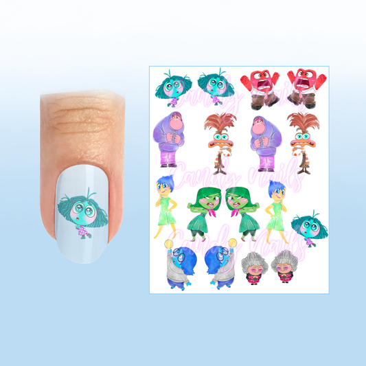 INSIDE FEELINGS transfer stickers