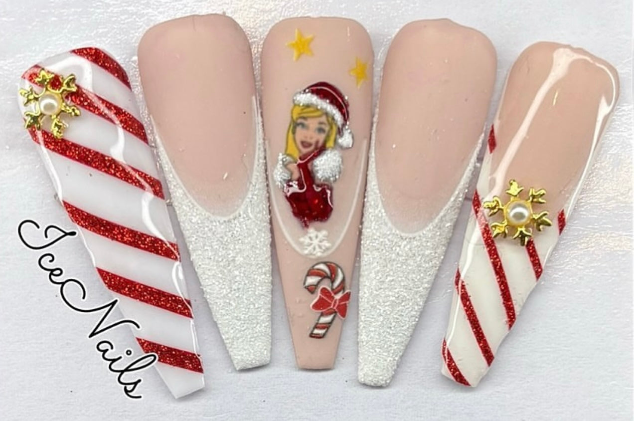 XMAS PRINCESS 2 transfer stickers