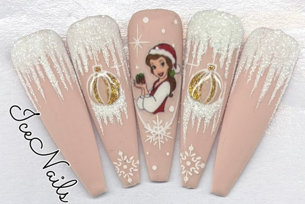 XMAS PRINCESS 2 transfer stickers