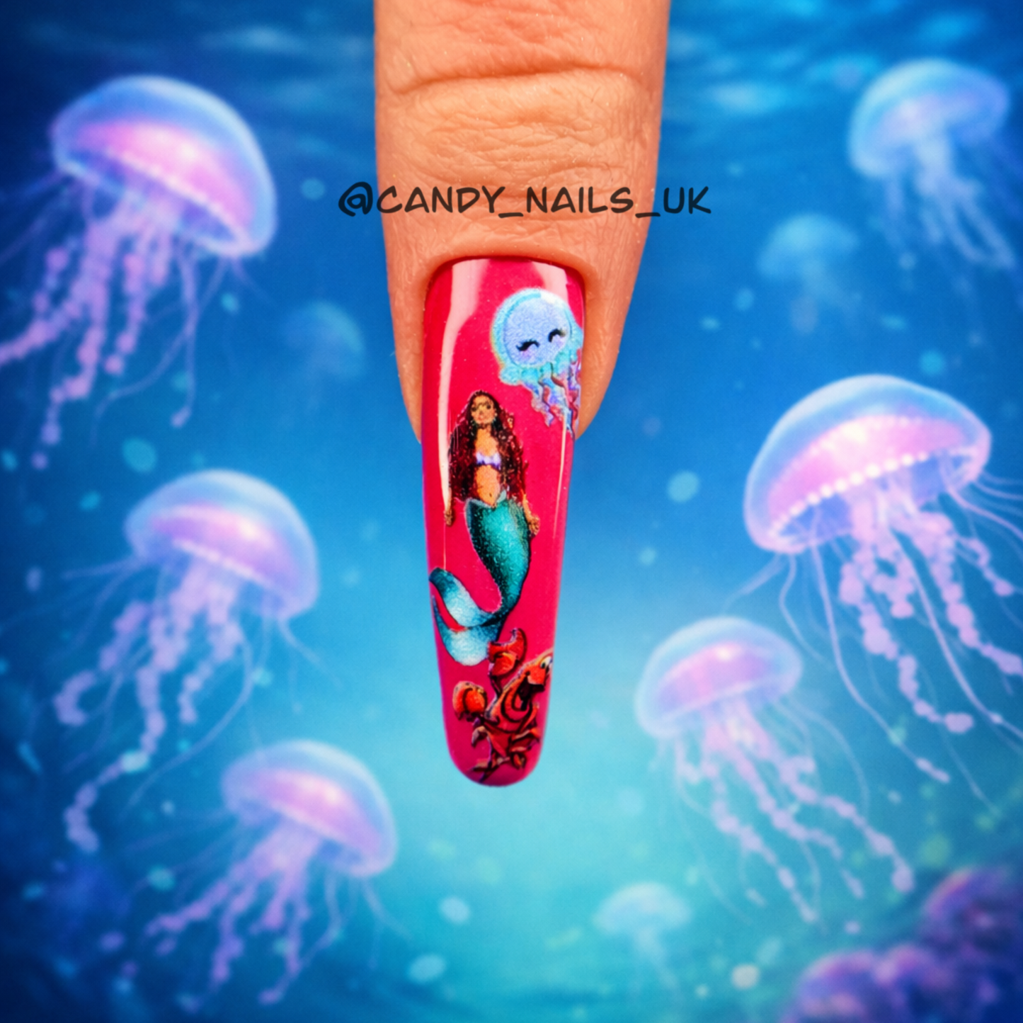 MERMAID transfer stickers