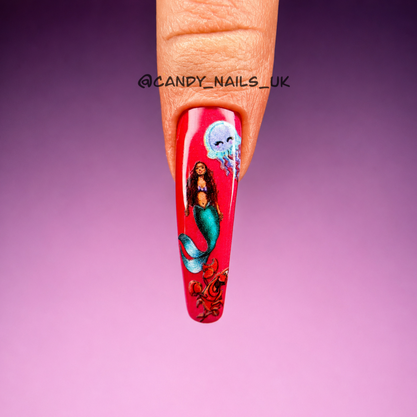 MERMAID transfer stickers