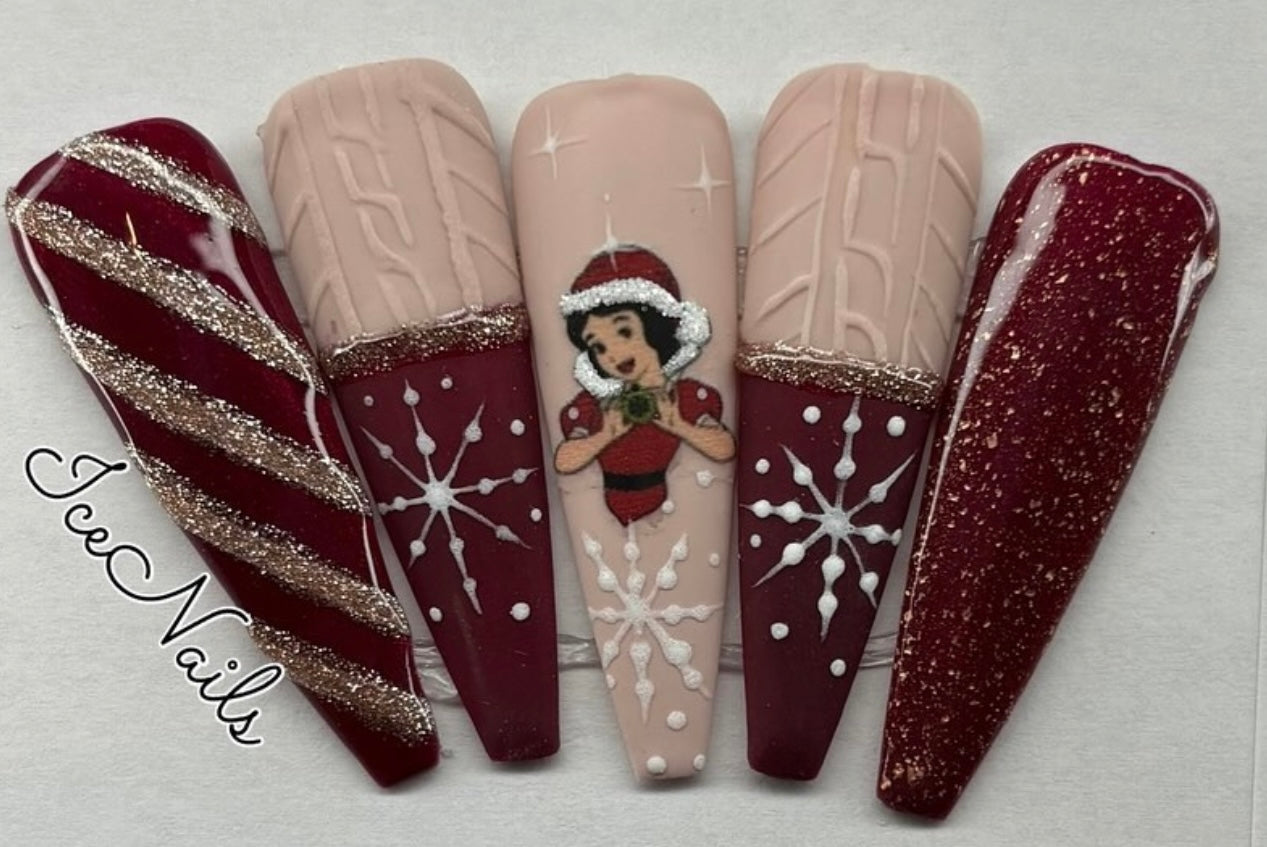 XMAS PRINCESS 2 transfer stickers