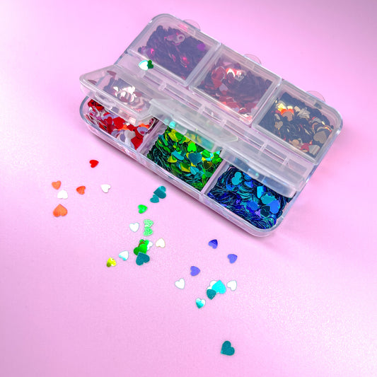 MIXED HERTS GLITTER