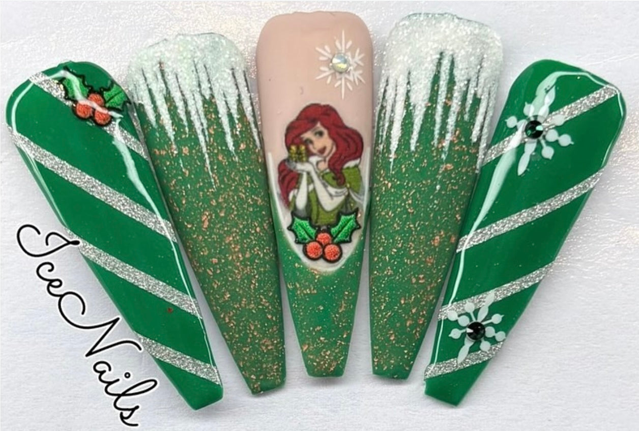 XMAS PRINCESS 2 transfer stickers