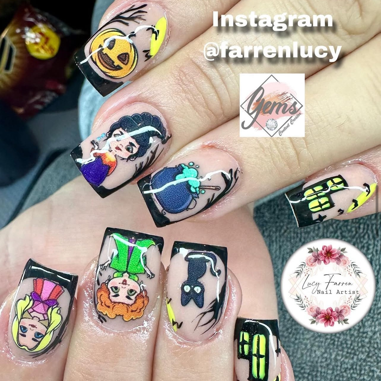 HOCUS POCUS transfer stickers
