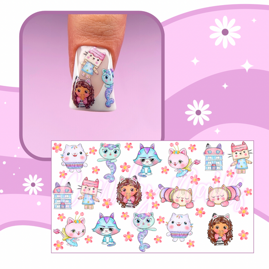 DOLL'S FARM transfer stickers