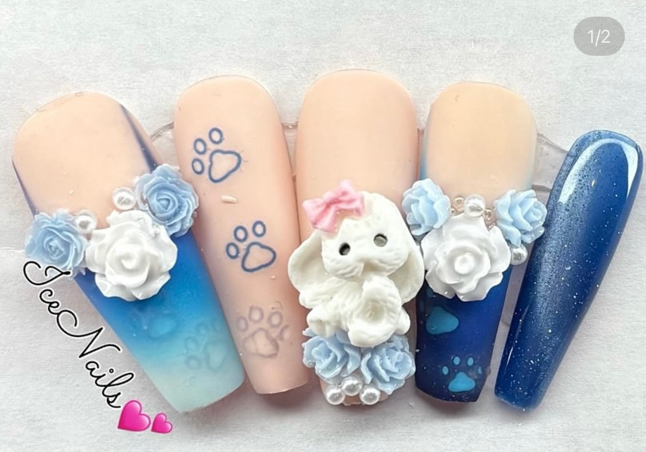 FRENCH SET OMBRE transfer stickers