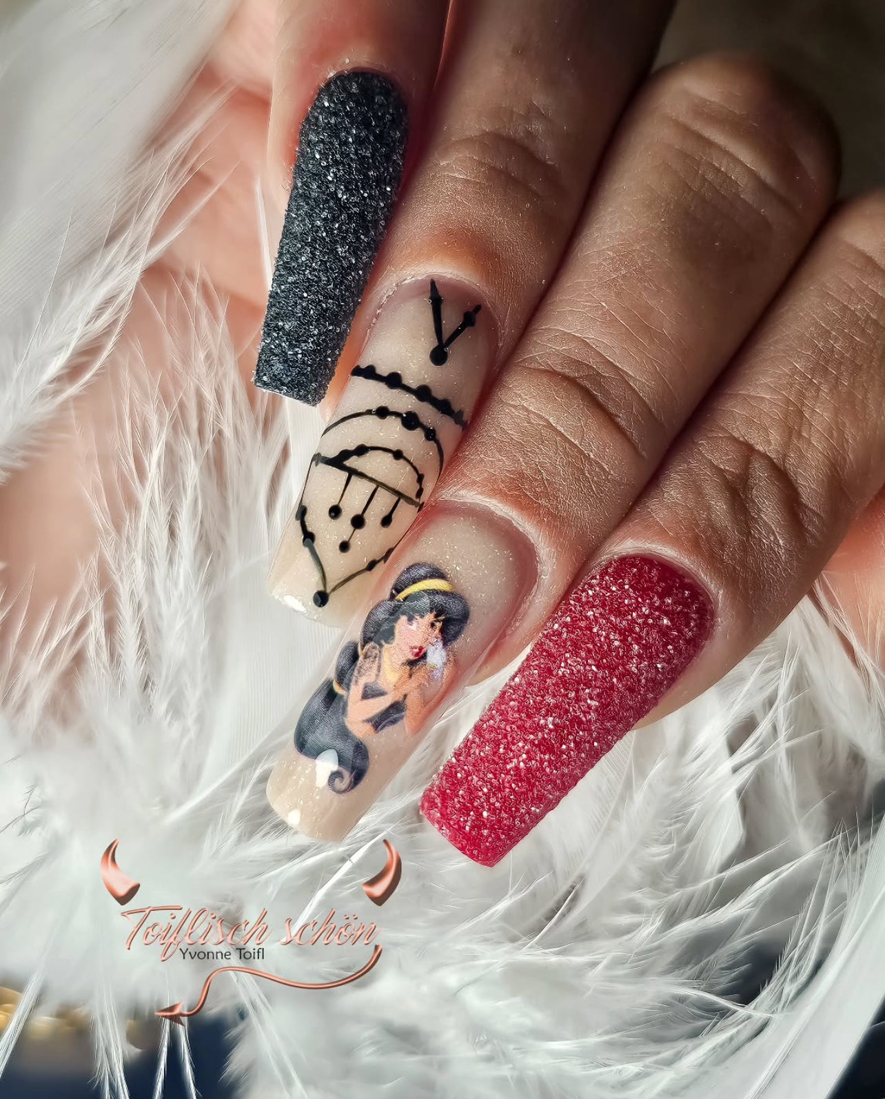 TATTOOED DIVAS transfer stickers (H3)