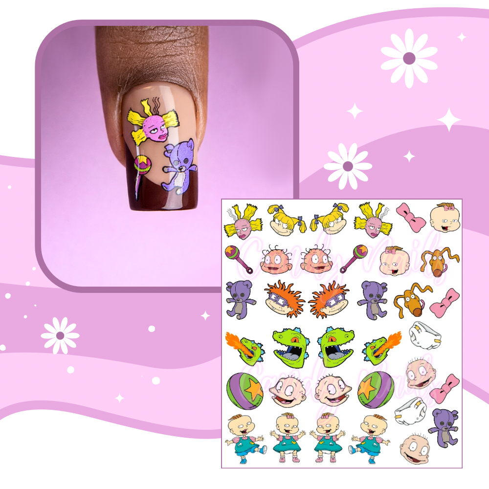 RUGRATS! transfer stickers (I2)