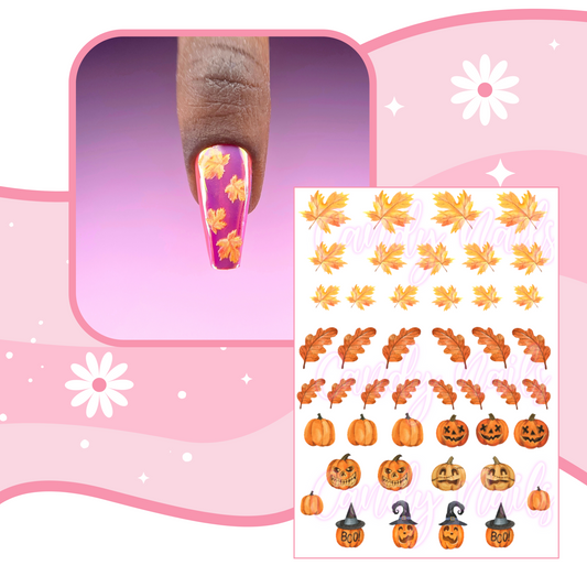 IT'S HALLOWEEN transfer stickers