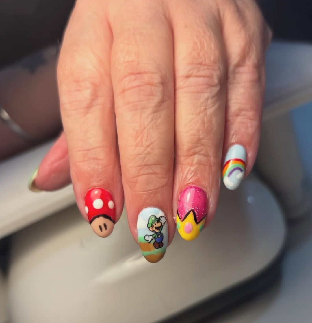 SUPER MARIO transfer stickers (A7)