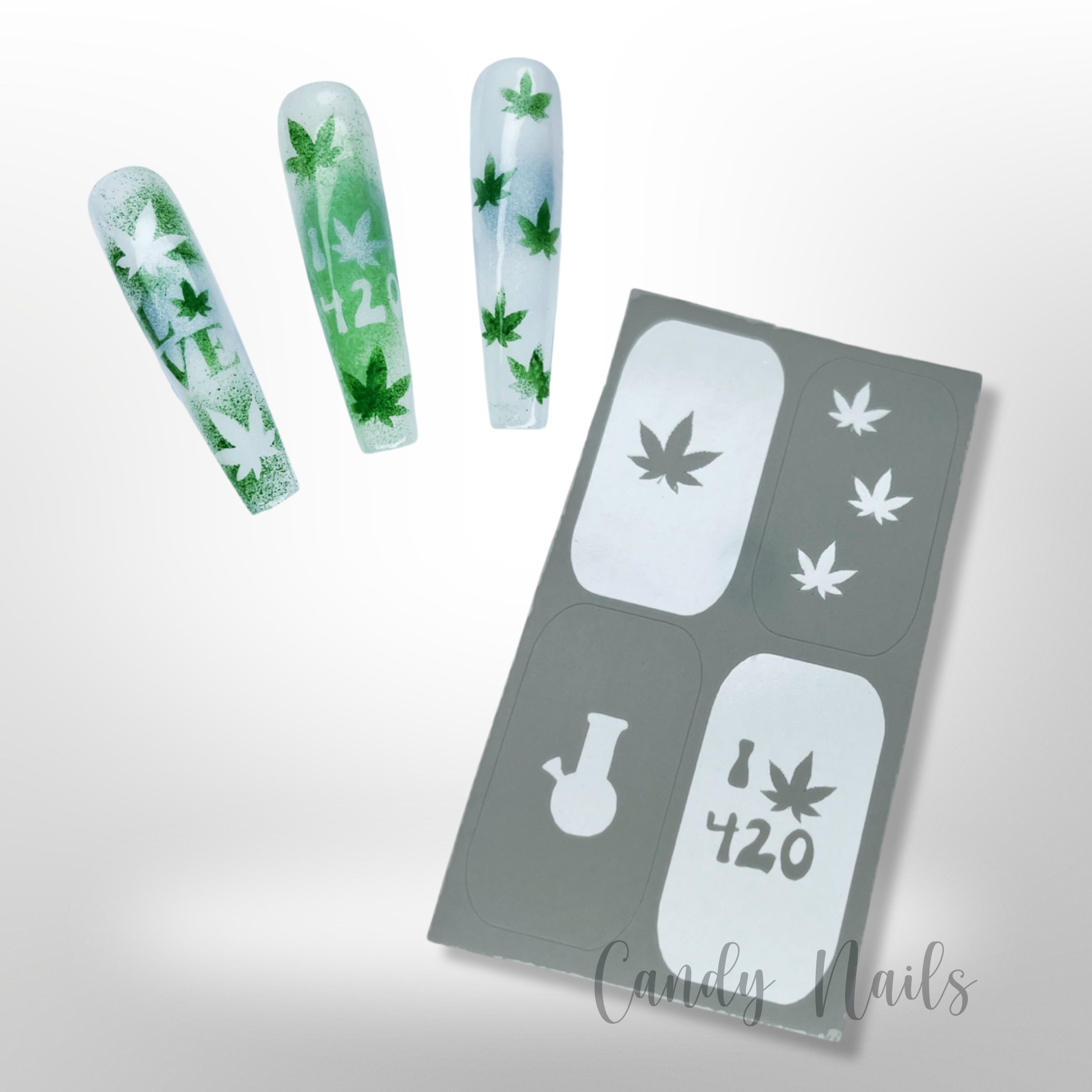 420 AIRBRUSH STENCIL SMART PACK – Candy Nails