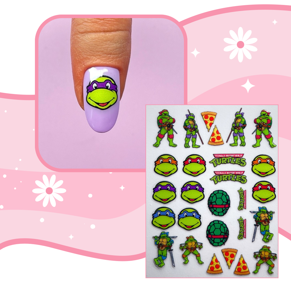 TEENAGE MUTANT NINJA transfer stickers