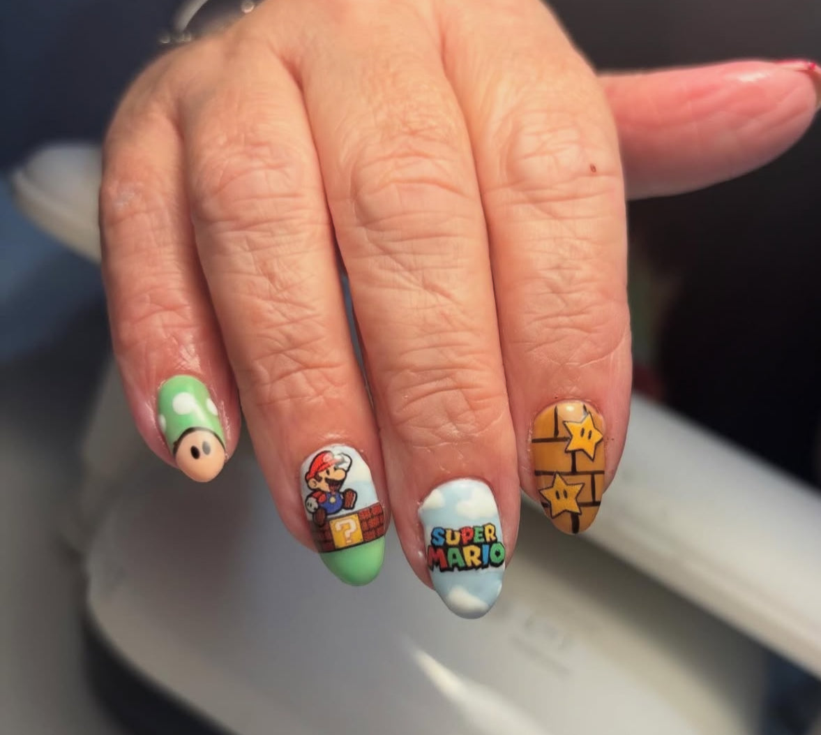 SUPER MARIO transfer stickers (A7)