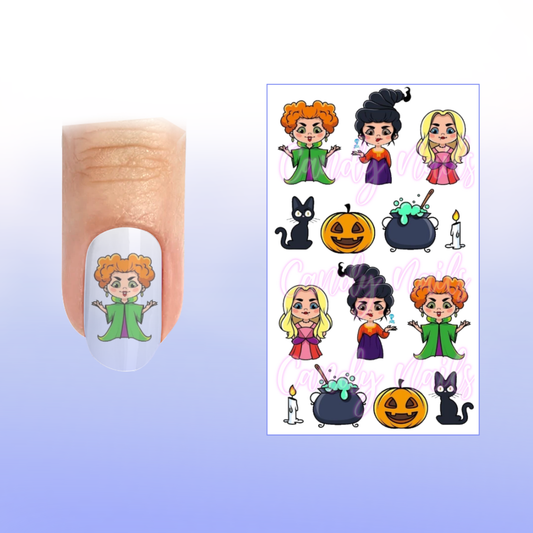 HOCUS POCUS transfer stickers