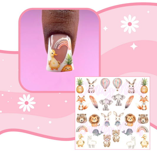 BOHO BABY transfer stickers