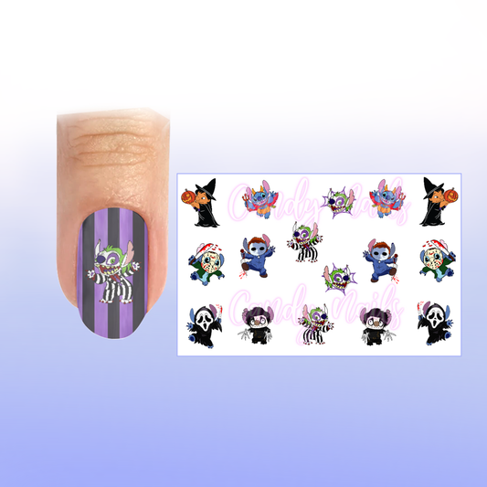 HALLOWEEN STITCHY transfer stickers