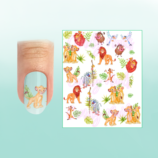 HAKUNA MATATA transfer stickers (D5)