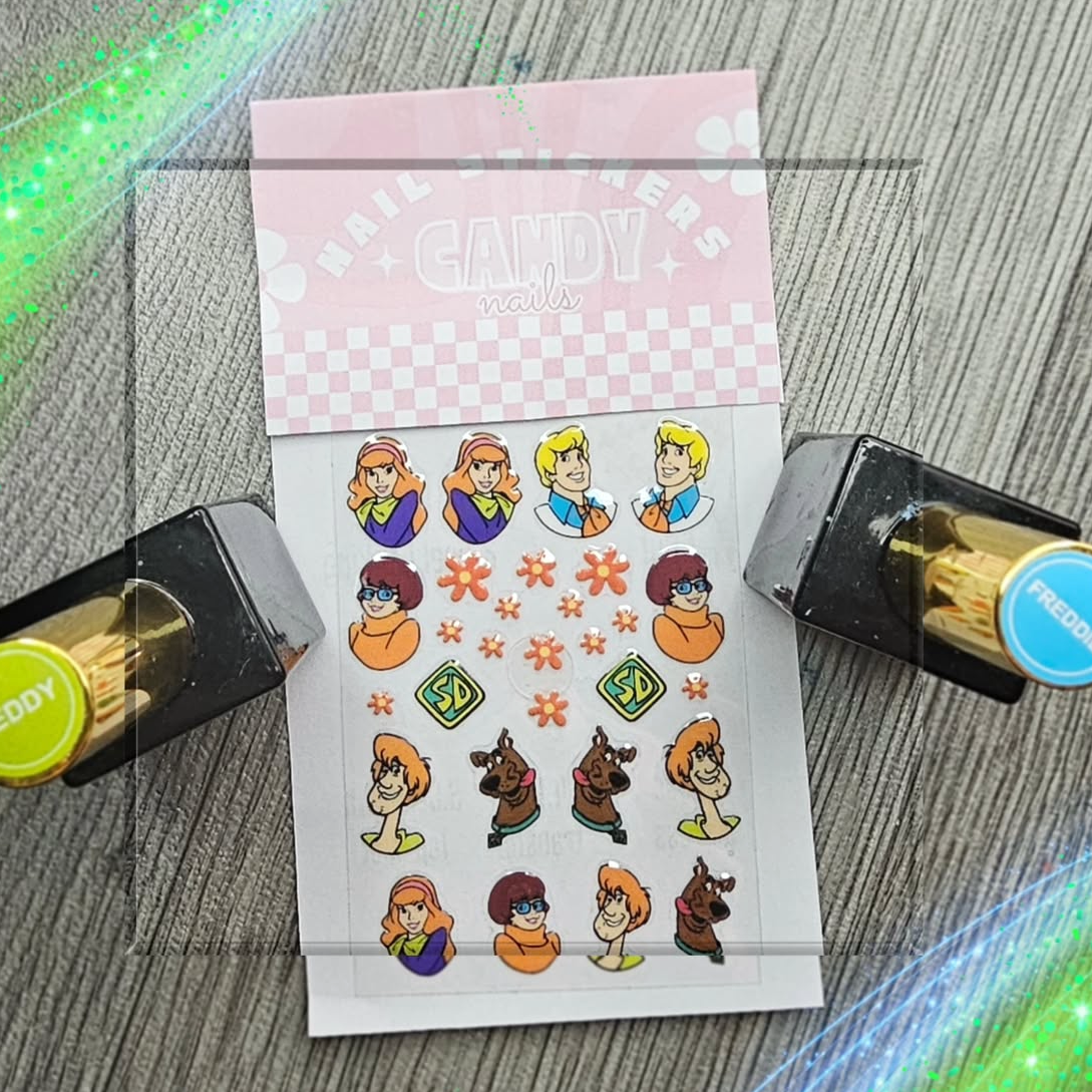 THE MYSTERY MACHINE transfer stickers