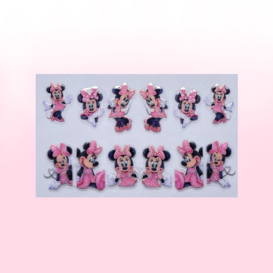 PINK MOUSIE transfer stickers