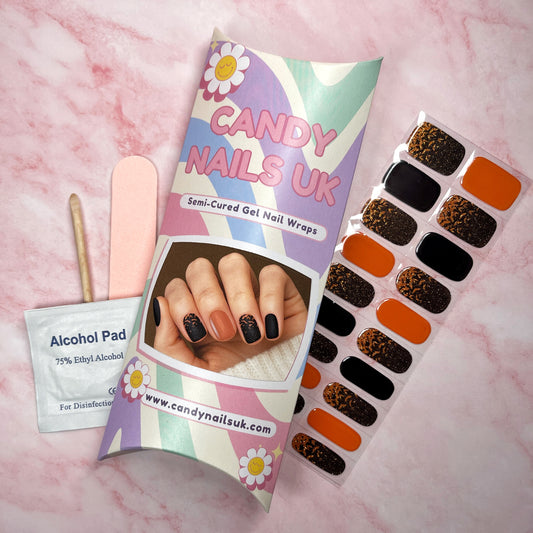 HALLOWEEN #1 -  GEL NAIL WRAPS