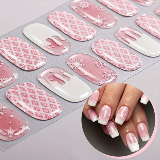 CHRISTMAS PATTERN  - GEL NAIL WRAPS