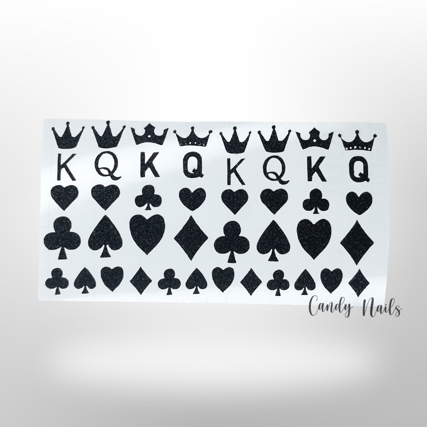 KING & QUEEN CARDS VINYL STICKERS