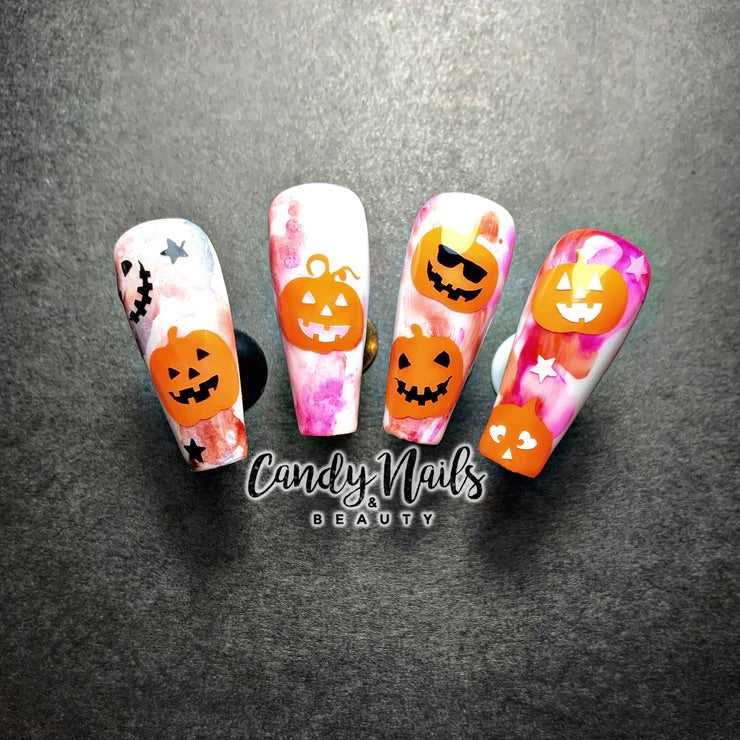 CRAZY PUMPKINS SET ( 2 x VINYL STICKERS)