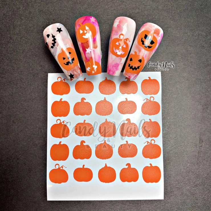 CRAZY PUMPKINS SET ( 2 x VINYL STICKERS)