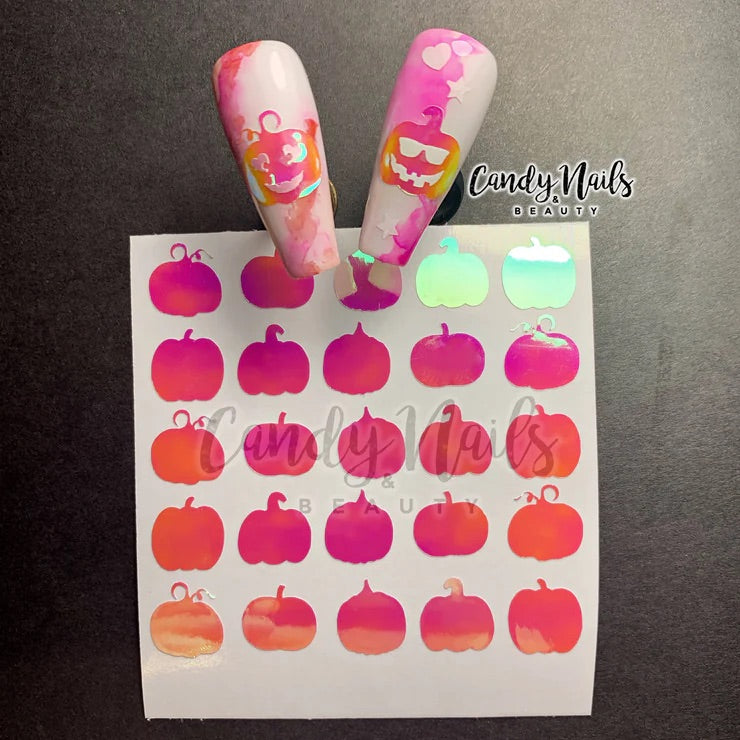 CRAZY PUMPKINS SET ( 2 x VINYL STICKERS)