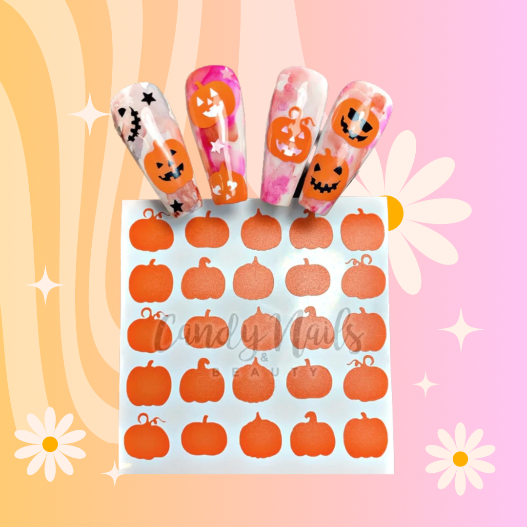 CRAZY PUMPKINS SET ( 2 x VINYL STICKERS)