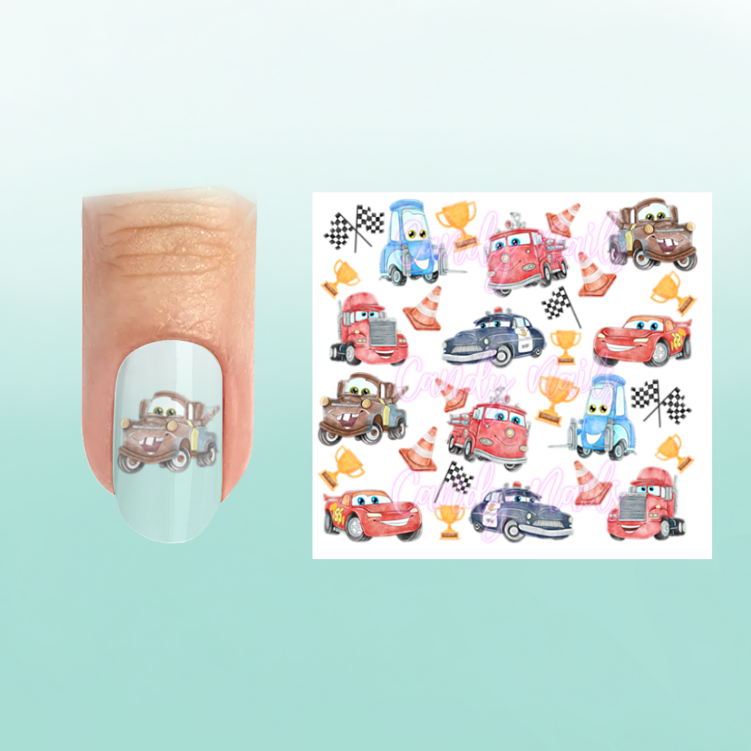 CARS transfer stickers