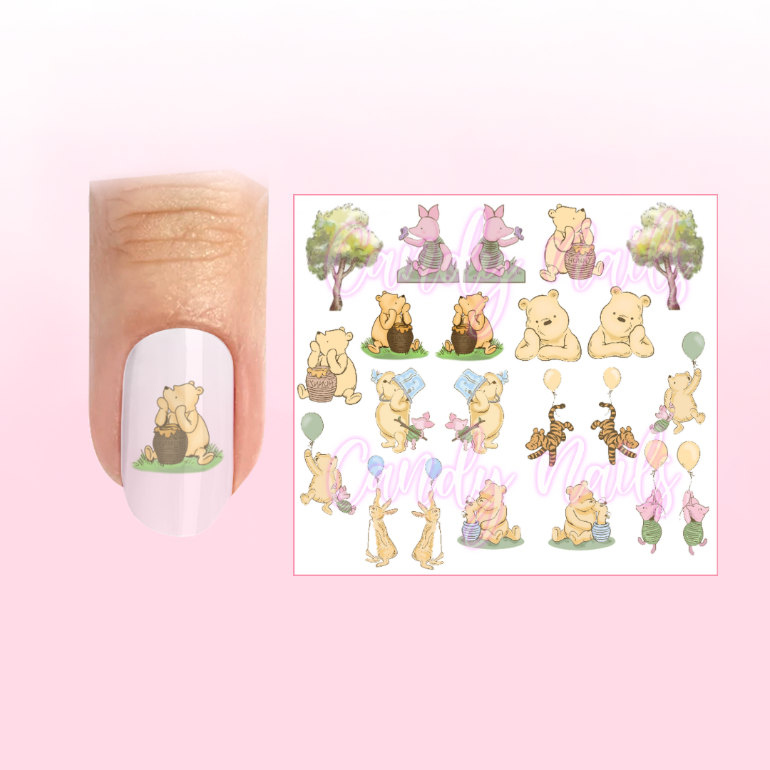 WINNIE's FANTASY transfer stickers