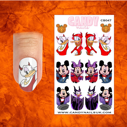 HALLOWEEN MOUSE & DUCK (cb047)