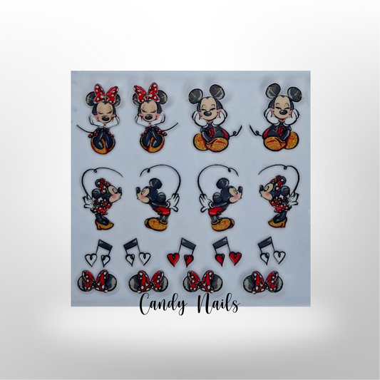 M&M MOUSE transfer stickers