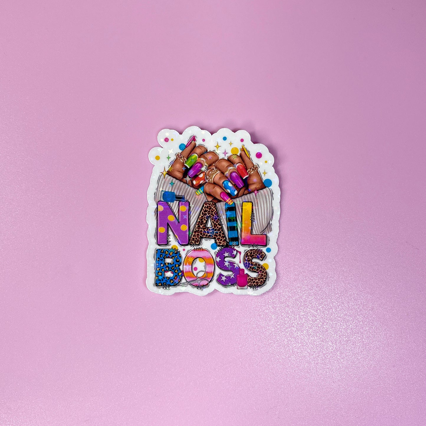 LAPTOP NAIL BOSS NAIL ART STICKER