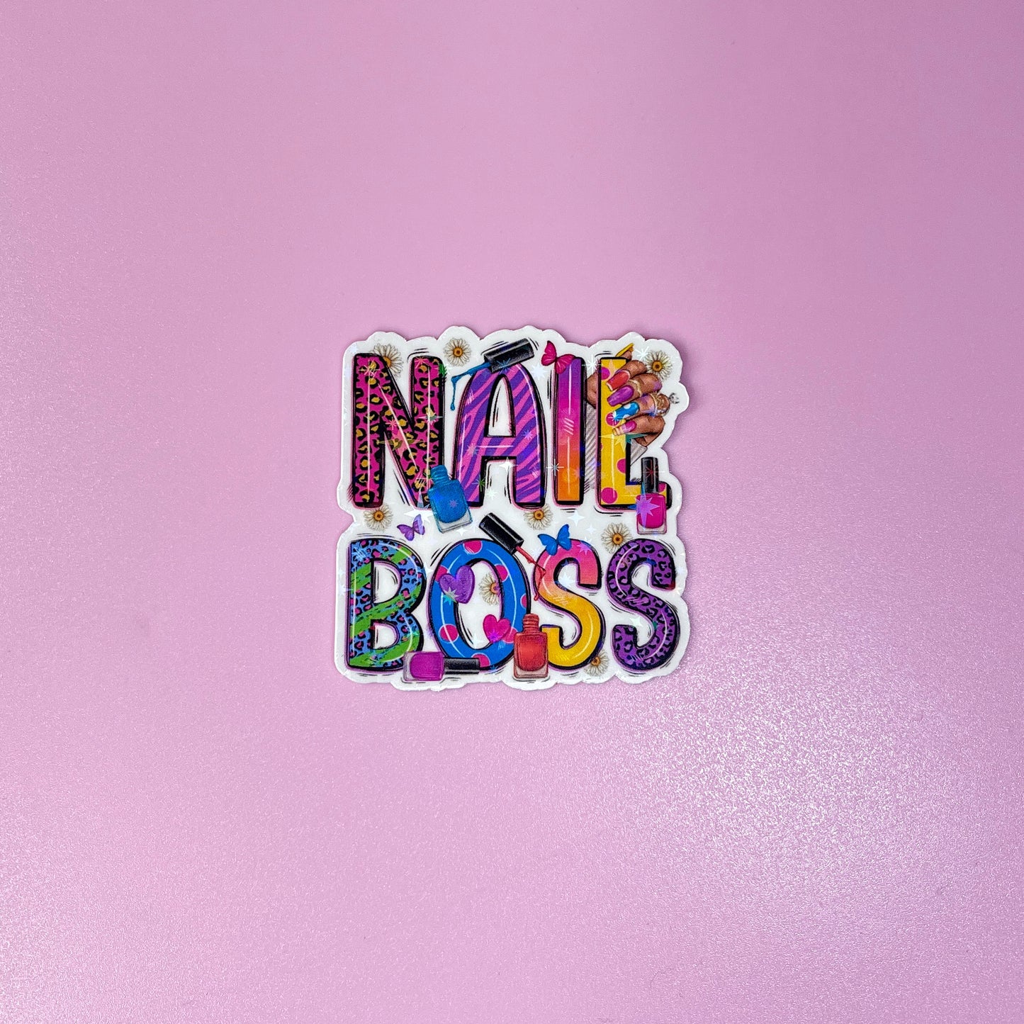 LAPTOP NAIL BOSS STICKER